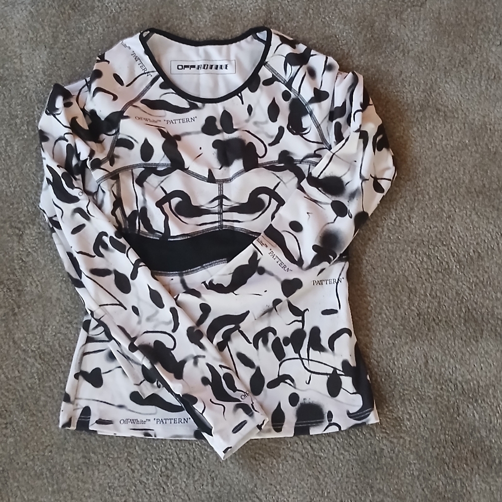 Off-white Shirt & Leggings 2 Piece